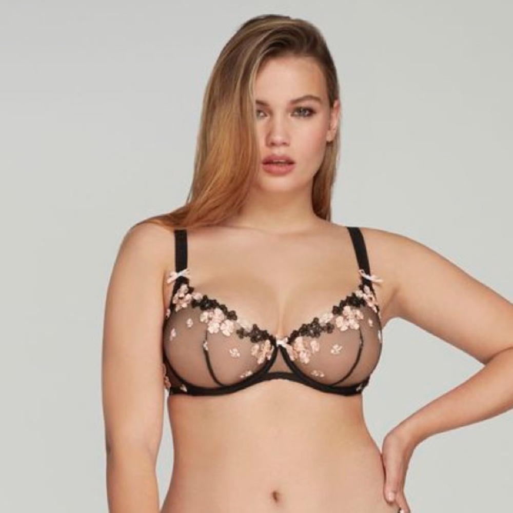 Agent Provocateur Bethanie Bra Black/Pink 36E